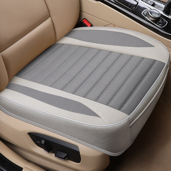Car Seat Cover, Flax Cushion Seasons Universal Breathable