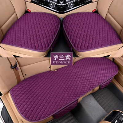 Flax Car Seat Cover Four Seasons