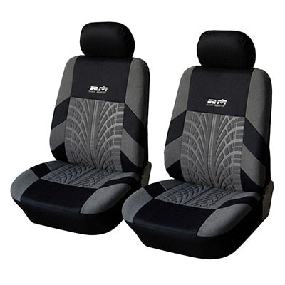 Car Seat Covers Set Polyester Fabric Universal Fits Most Cars Covers