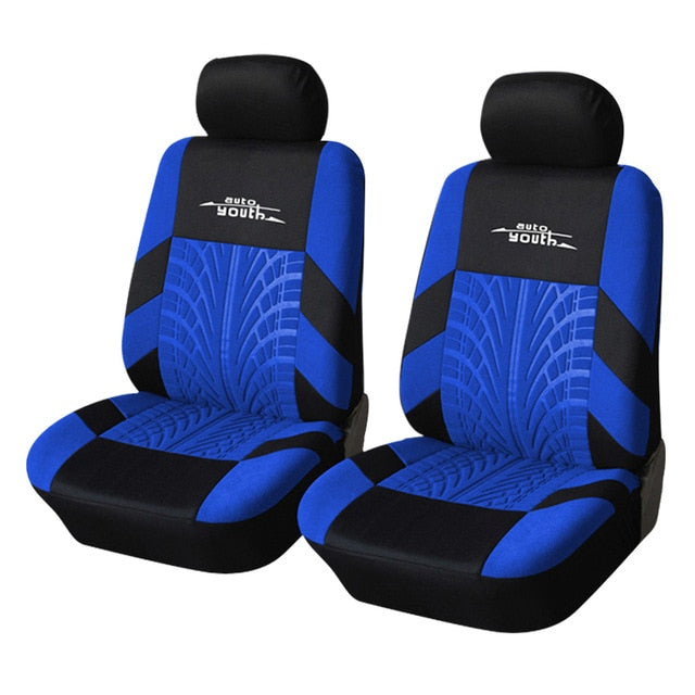 Car Seat Covers Set Polyester Fabric Universal Fits Most Cars Covers