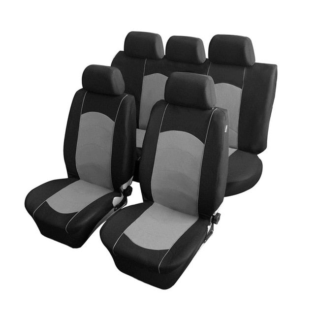 9Pcs Car Seat Cover Universal Seats Covers Interior Accessories